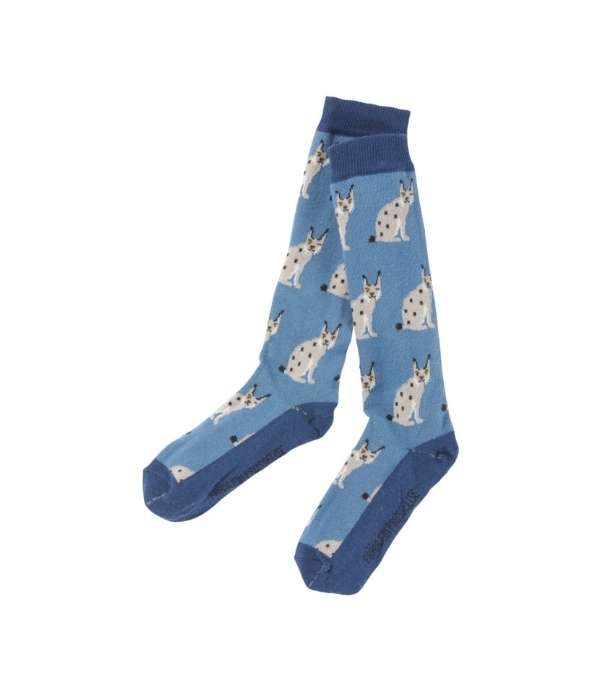 Organic Cotton Kids Knee Socks Lynx