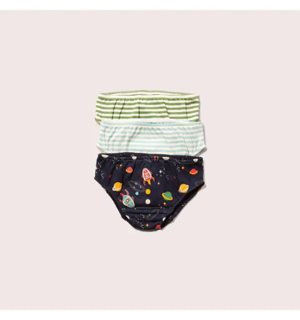 Outer Space Organic Underwear Set - 3 Pack